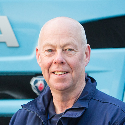 Alan Adam, haulage and tanker driver at Carnegie Fuels