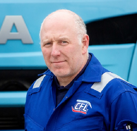 Donald Forbes, haulage and tanker driver at Carnegie Fuels